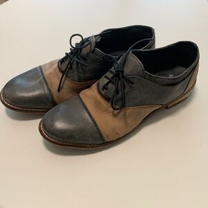 Free People Two-Tone Leather Shoes